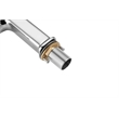 Elegant Kitchen and Bath Lena Brass Single Hole Bathroom Faucet in Chrome