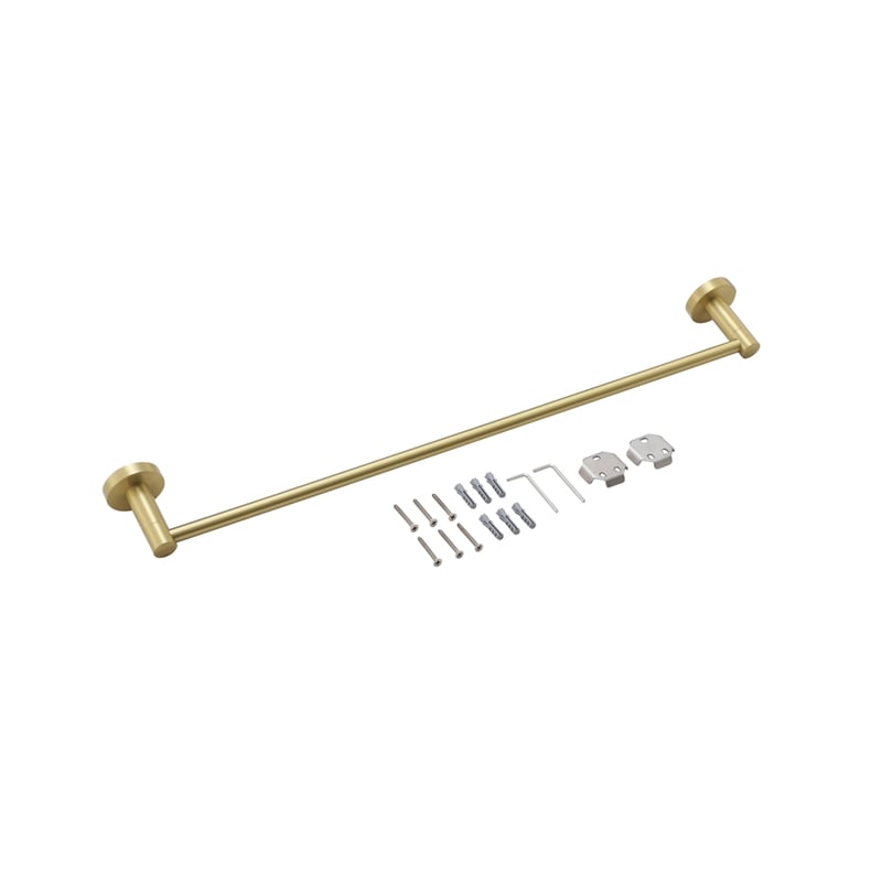 Elegant Kitchen and Bath Alma 2-Pc Stainless Steel Hardware Set in Gold