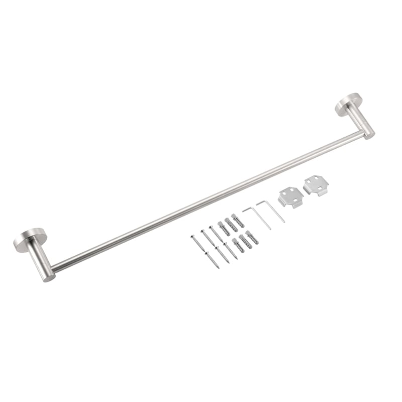 Elegant Kitchen and Bath Alma 2-Pc Stainless Steel Hardware Set in Nickel