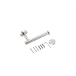 Elegant Kitchen and Bath Alma 2-Pc Stainless Steel Hardware Set in Nickel