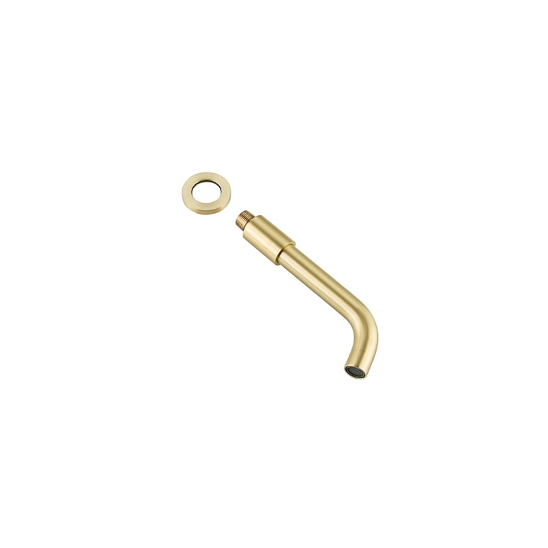 Elegant Kitchen and Bath George Brass Shower and Tub Faucet in Brushed Gold