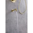 Elegant Kitchen and Bath George Brass Shower and Tub Faucet in Brushed Gold