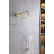 Elegant Kitchen and Bath George Brass Shower and Tub Faucet in Brushed Gold
