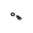 Elegant Kitchen and Bath George Brass Shower and Tub Faucet in Matte Black