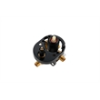 Elegant Kitchen and Bath George Brass Shower and Tub Faucet in Matte Black