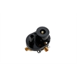 Elegant Kitchen and Bath George Brass Shower and Tub Faucet in Matte Black