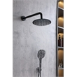 Elegant Kitchen and Bath George Brass Shower and Tub Faucet in Matte Black