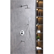 Elegant Kitchen and Bath George Brass Shower and Tub Faucet in Chrome