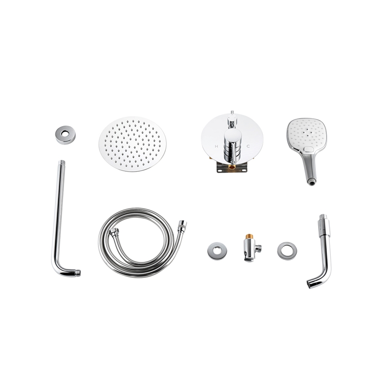 Elegant Kitchen and Bath George Brass Shower and Tub Faucet in Chrome