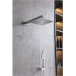 Elegant Kitchen and Bath Petar Brass Shower Faucet System in Nickel