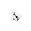 Elegant Kitchen and Bath Petar Brass Shower Faucet System in Chrome/White