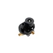 Elegant Kitchen and Bath Petar Brass Shower Faucet System in Matte Black