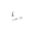 Elegant Kitchen and Bath Freya 4-Pc Stainless Steel Hardware Set in Nickel
