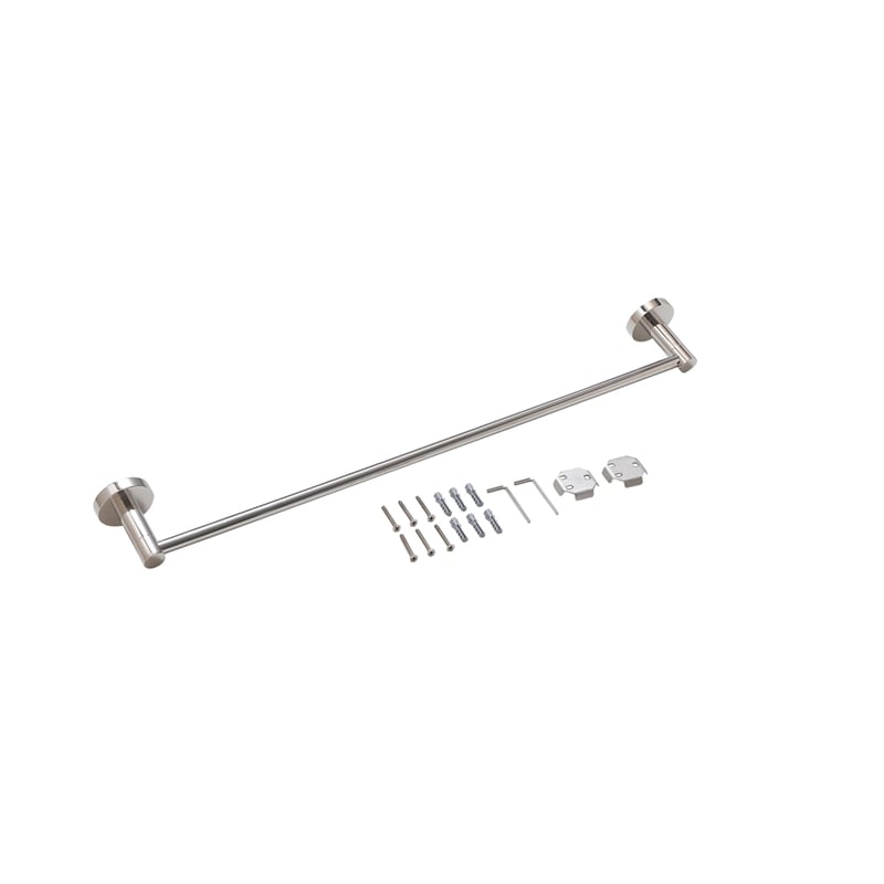 Elegant Kitchen and Bath Freya 4-Pc Stainless Steel Hardware Set in Chrome
