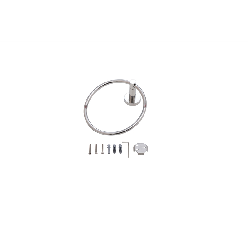 Elegant Kitchen and Bath Freya 4-Pc Stainless Steel Hardware Set in Chrome
