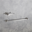 Elegant Kitchen and Bath Isla 2-Pc Stainless Steel Hardware Set in Nickel