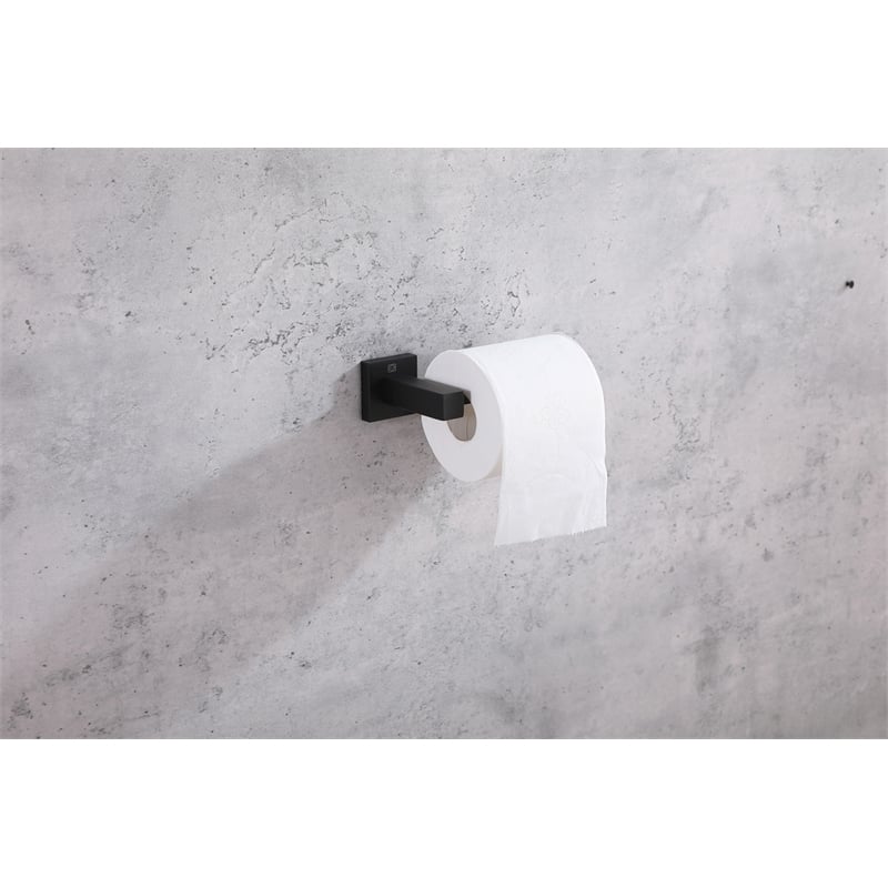 Elegant Kitchen and Bath Isla 2-Pc Stainless Steel Hardware Set in Black