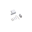 Elegant Kitchen and Bath Sofia 4-Pc Stainless Steel Hardware Set in Chrome