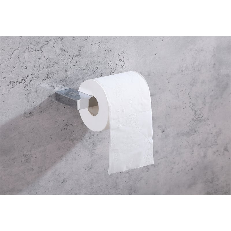 Elegant Kitchen and Bath Sofia 4-Pc Stainless Steel Hardware Set in Chrome