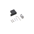 Elegant Kitchen and Bath Sofia 4-Pc Stainless Steel Hardware Set in Black
