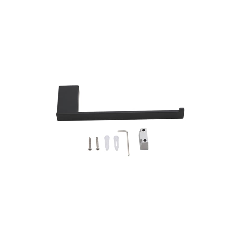 Elegant Kitchen and Bath Sofia 4-Pc Stainless Steel Hardware Set in Black