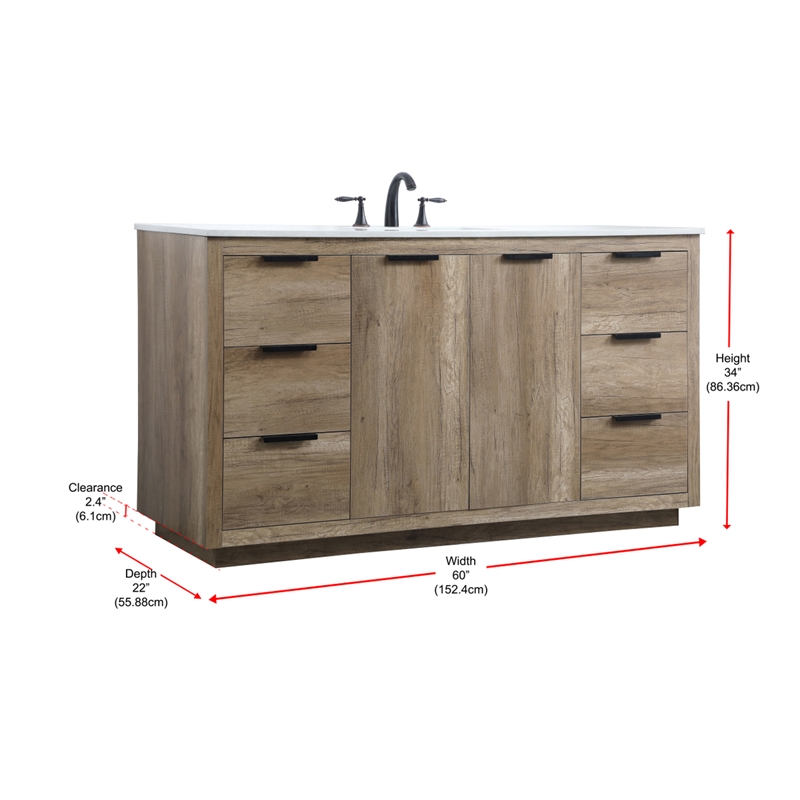 Elegant Kitchen and Bath Blake 60