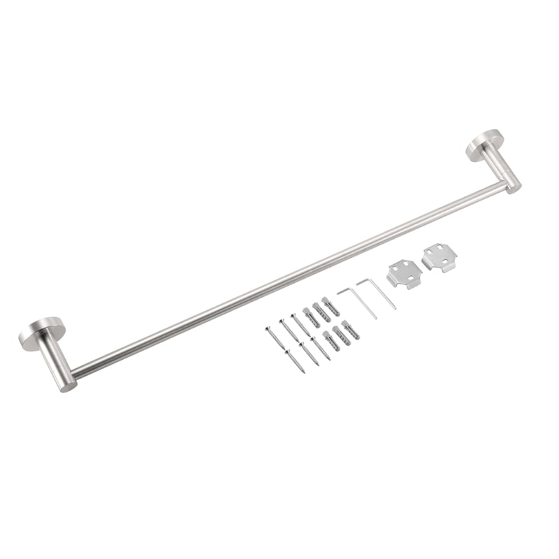 Elegant Kitchen and Bath Alma 3-Pc Stainless Steel Hardware Set in Nickel