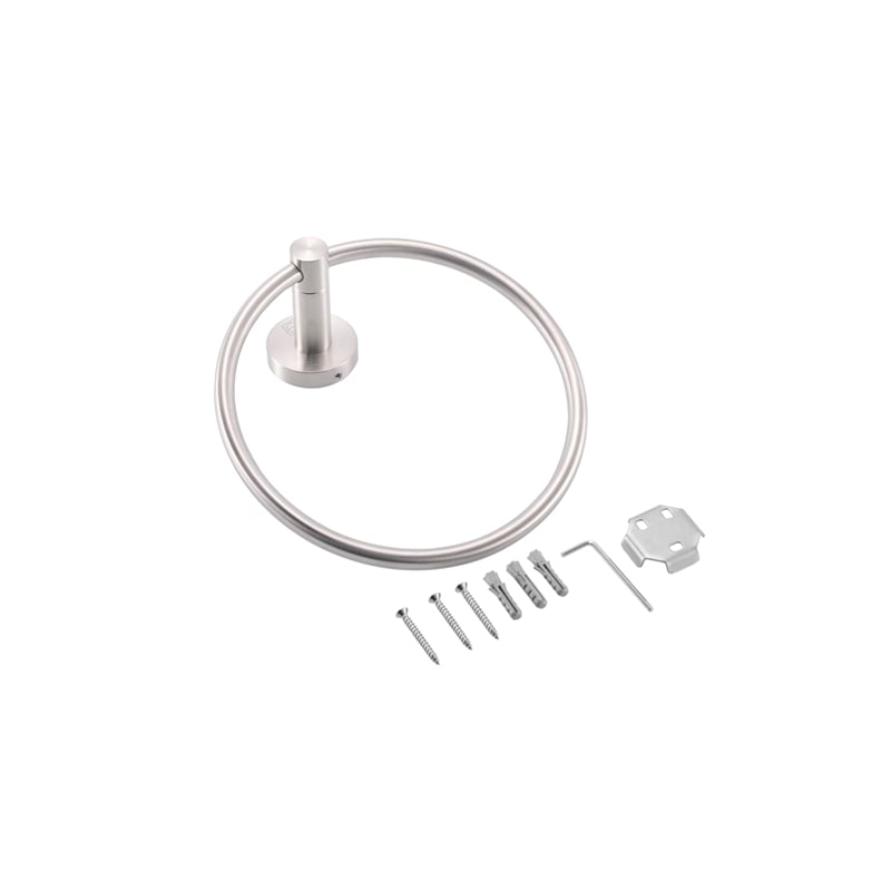 Elegant Kitchen and Bath Alma 3-Pc Stainless Steel Hardware Set in Nickel