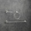 Elegant Kitchen and Bath Alma 3-Pc Stainless Steel Hardware Set in Chrome