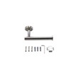 Elegant Kitchen and Bath Alma 3-Pc Stainless Steel Hardware Set in Chrome
