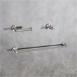 Elegant Kitchen and Bath Freya 3-Pc Stainless Steel Hardware Set in Nickel