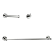 Elegant Kitchen and Bath Freya 3-Pc Stainless Steel Hardware Set in Chrome
