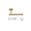 Elegant Kitchen and Bath Freya 4-Pc Stainless Steel Hardware Set in Gold
