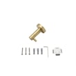 Elegant Kitchen and Bath Freya 4-Pc Stainless Steel Hardware Set in Gold
