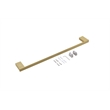 Elegant Kitchen and Bath Sofia 4-Pc Stainless Steel Hardware Set in Gold