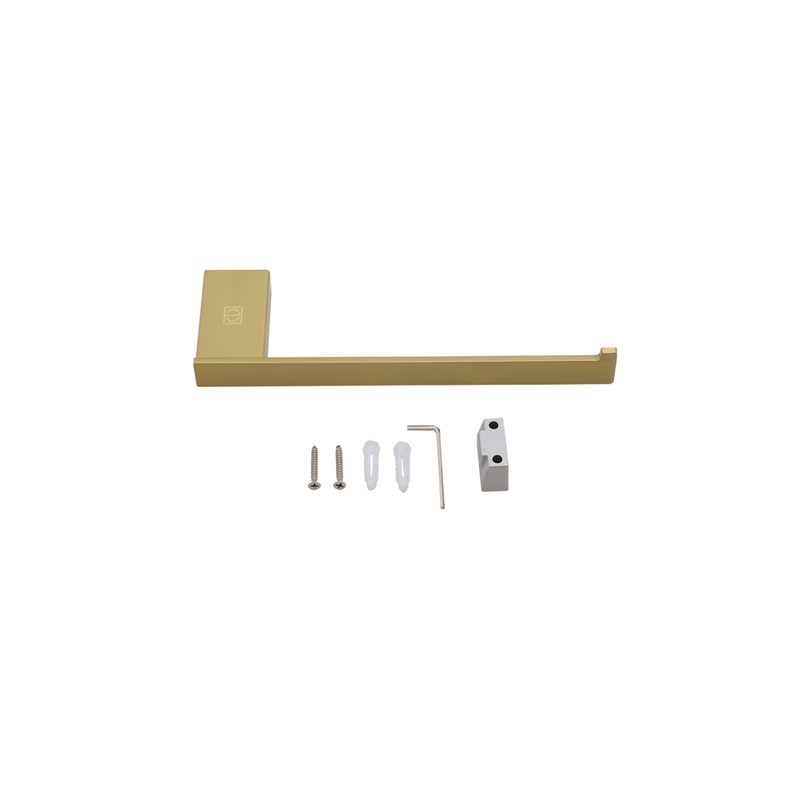 Elegant Kitchen and Bath Sofia 4-Pc Stainless Steel Hardware Set in Gold