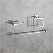 Elegant Kitchen and Bath Isla 3Pc Stainless Steel Hardware Set in Nickel