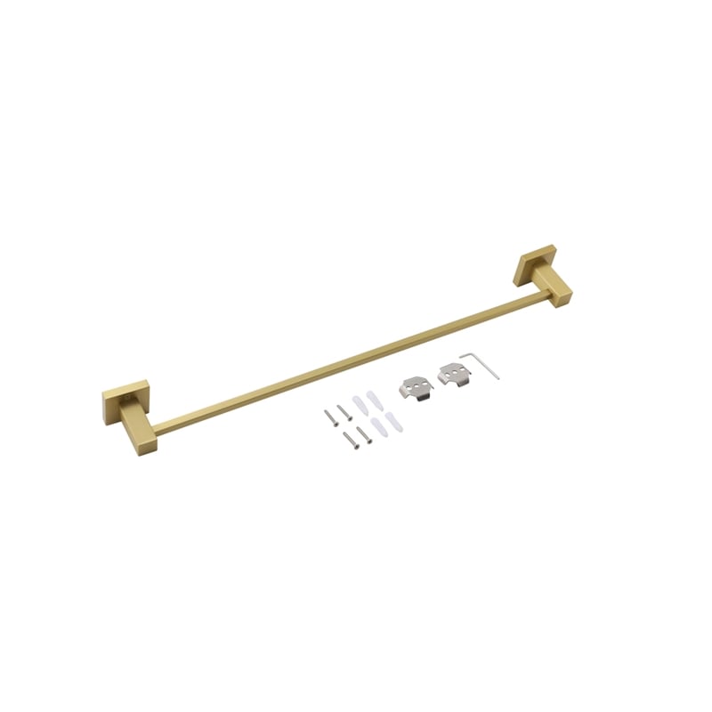 Elegant Kitchen and Bath Isla 3-Pc Stainless Steel Hardware Set in Gold