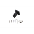 Elegant Kitchen and Bath Isla 3-Pc Stainless Steel Hardware Set in Black