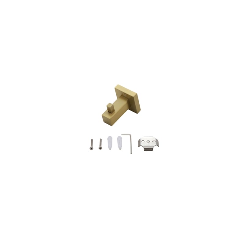 Elegant Kitchen and Bath Isla 4-Pc Stainless Steel Hardware Set in Gold