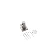 Elegant Kitchen and Bath Isla 4-Pc Stainless Steel Hardware Set in Nickel