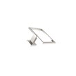 Elegant Kitchen and Bath Isla 4-Pc Stainless Steel Hardware Set in Nickel