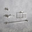 Elegant Kitchen and Bath Isla 4-Pc Stainless Steel Hardware Set in Nickel