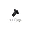 Elegant Kitchen and Bath Isla 4-Pc Stainless Steel Hardware Set in Black
