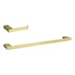 Elegant Kitchen and Bath Sofia 2-Pc Stainless Steel Hardware Set in Gold