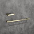 Elegant Kitchen and Bath Sofia 2-Pc Stainless Steel Hardware Set in Gold