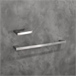 Elegant Kitchen and Bath Sofia 2-Pc Stainless Steel Hardware Set in Nickel