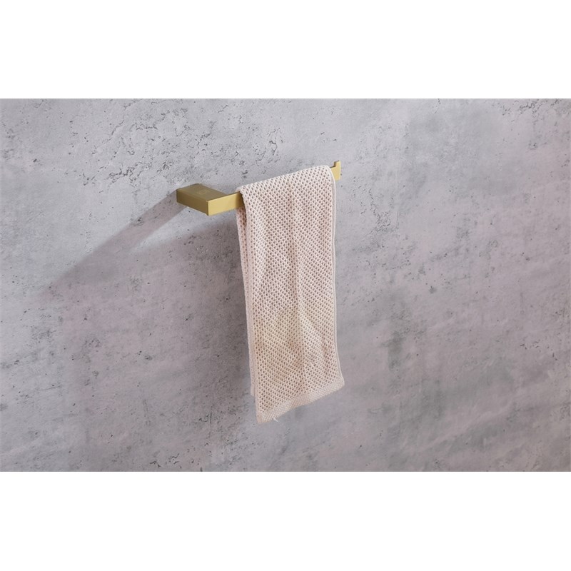 Elegant Kitchen and Bath Sofia 3-Pc Stainless Steel Hardware Set in Brushed Gold