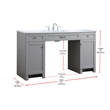 Elegant Kitchen and Bath Cooper 60
