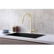 Elegant Kitchen and Bath Lucas Stainless Steel Kitchen Faucet in Brushed Gold